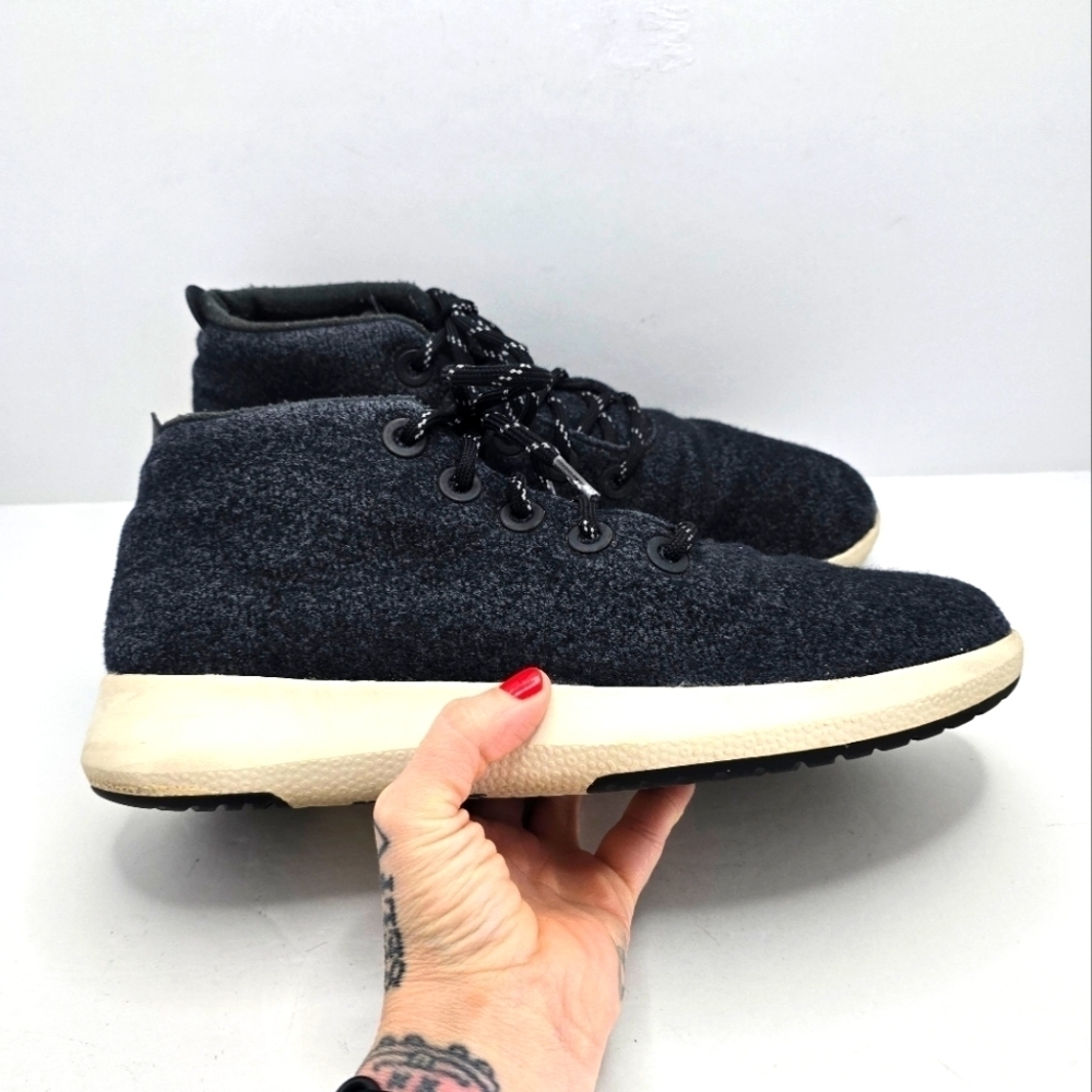 allbirds | wool runner-up mizzles dark gray hi-top running sneakers | MENS 12